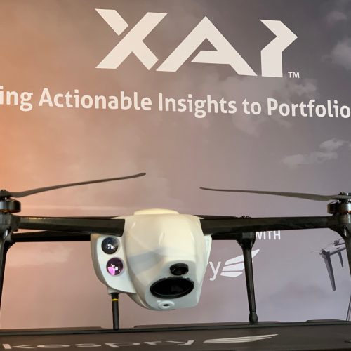close up of drone