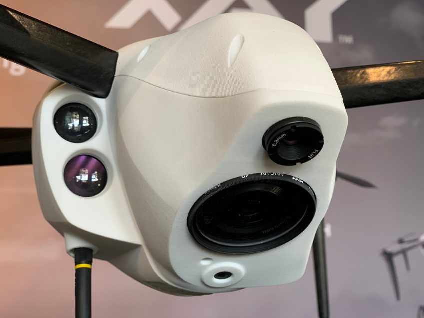 drone camera up close infrared